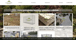 Desktop Screenshot of prirodnykamen-kocis.sk