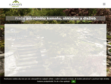 Tablet Screenshot of prirodnykamen-kocis.sk